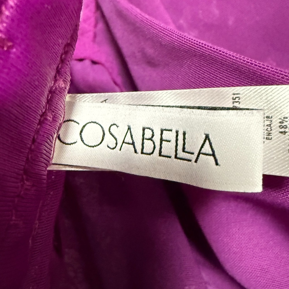 Cosabella Bralette Bra XS Purple Floral Lace Coquette Balletcore Romantic Fairy - Picture 2 of 16